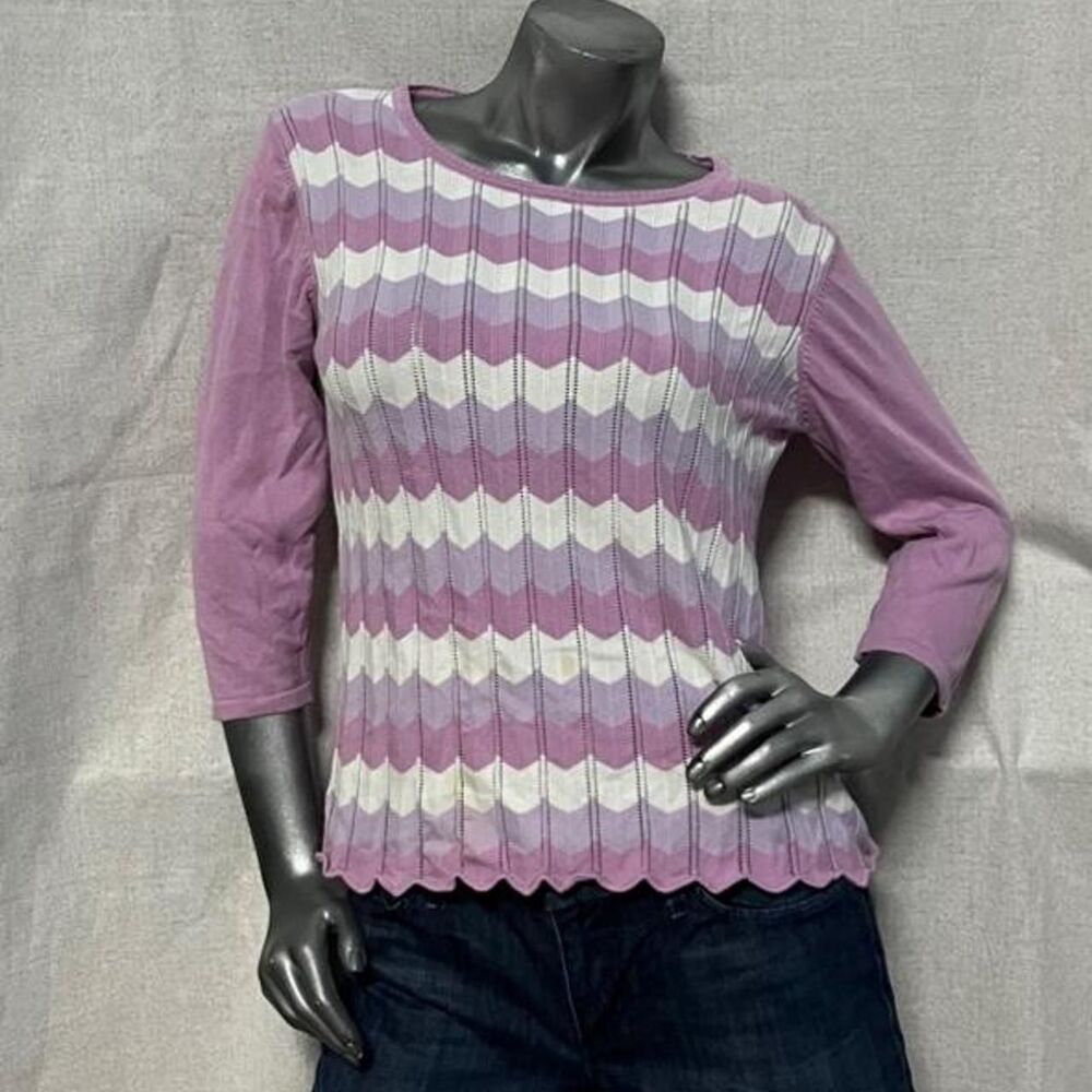 Women's Purple and Pink Jumper